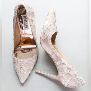 Badgley Mischka Rouge Embellished Evening Shoe